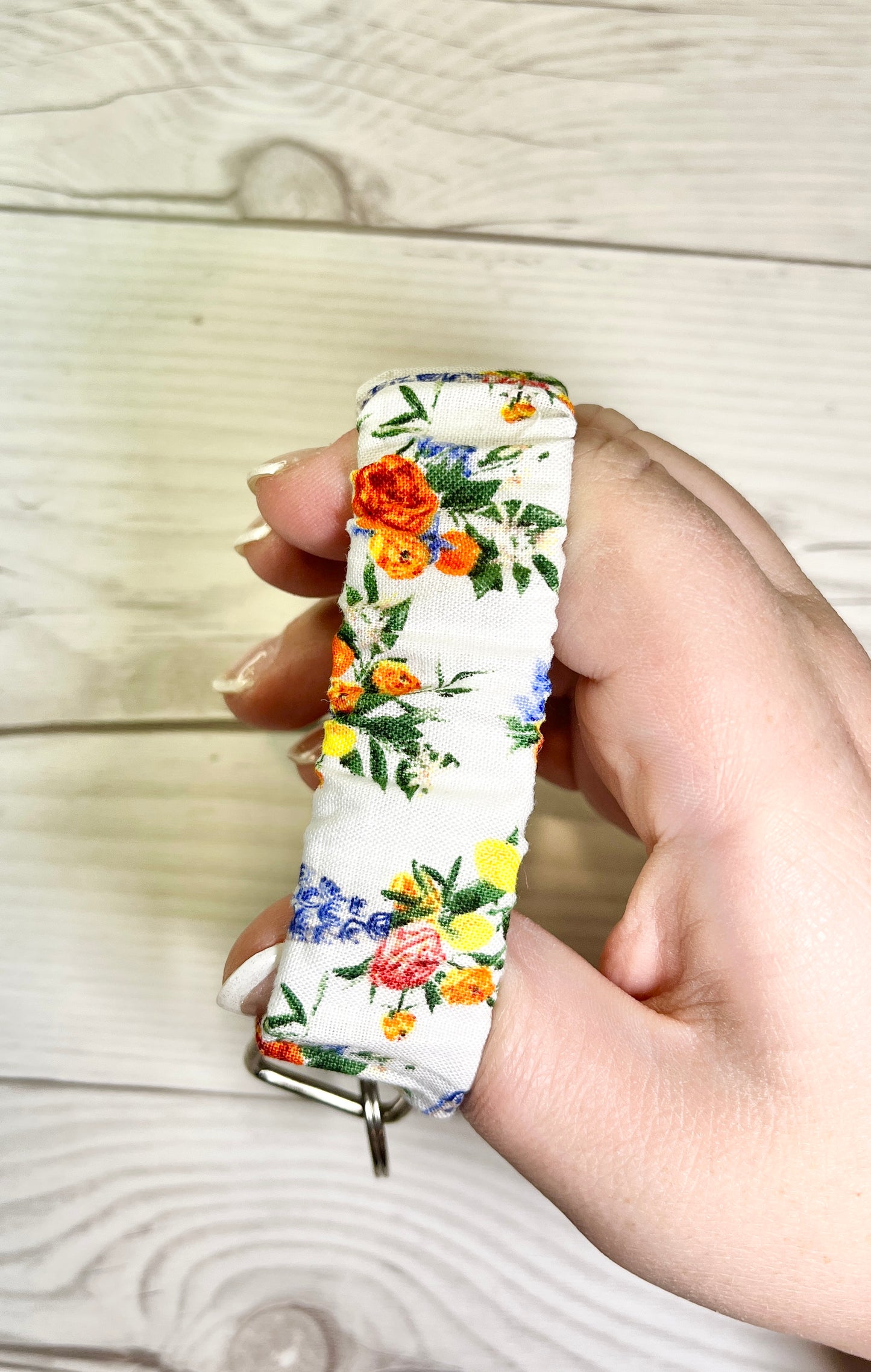 Gloria Scrunchie Custom Safety Keychain