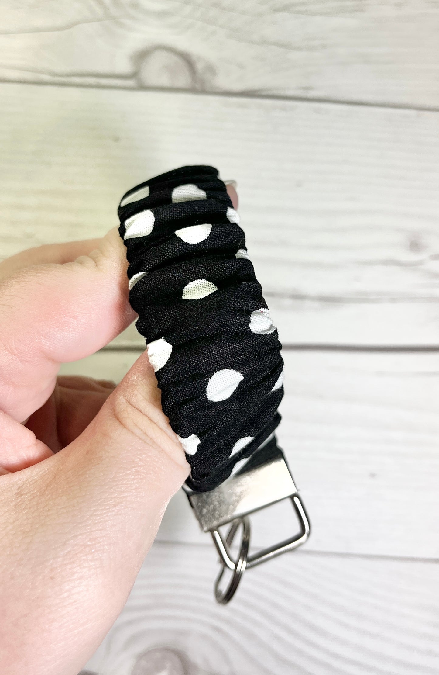 Minerva Scrunchie Custom Safety Keychain